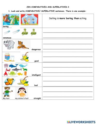 Zin comparatives and superlatives 2