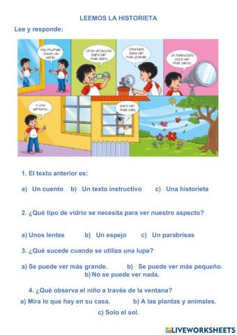 Leemos la historieta