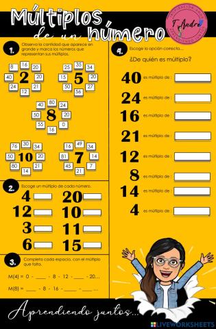 Múltiplos de una cantidad
