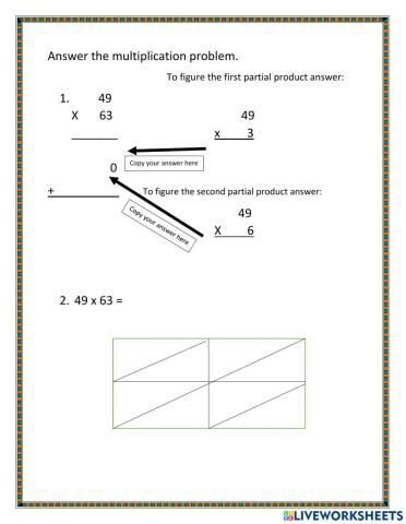 Long and lattice method