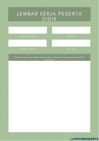 LKPD Pendidikan Pancasila