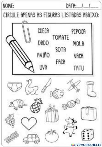 Leia e marque a figura correta