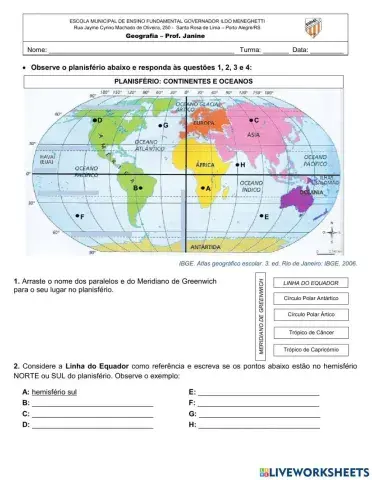 Coordenadas Geográficas