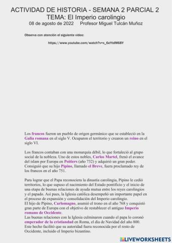 S2 El Imperio carolingio
