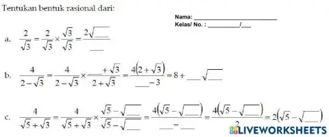 LKPD  Bentuk Akar (2)