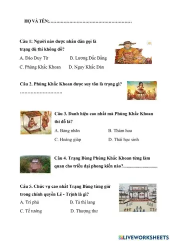 Trạng Bùng Bhùng khắc khoan