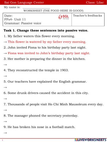 Passive voice