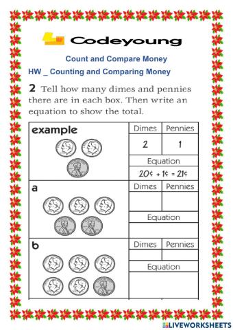 Counting and Comparing Money