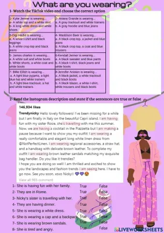 What are you wearing?