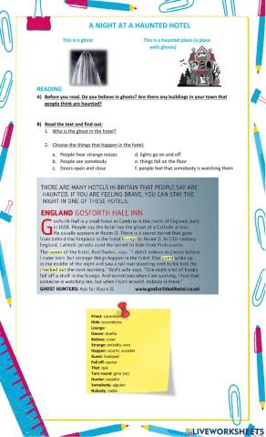 A Night at a Haunted Hotel