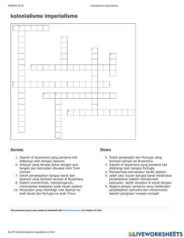 Kolonialisme Imperialisme