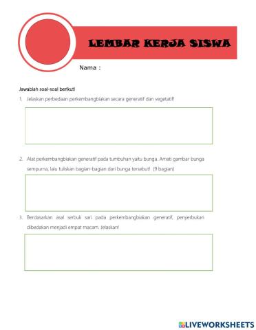 Perkembangbiakan pada Tumbuhan