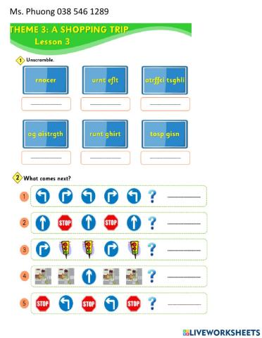 Smart 5 - theme 3 - lesson 3