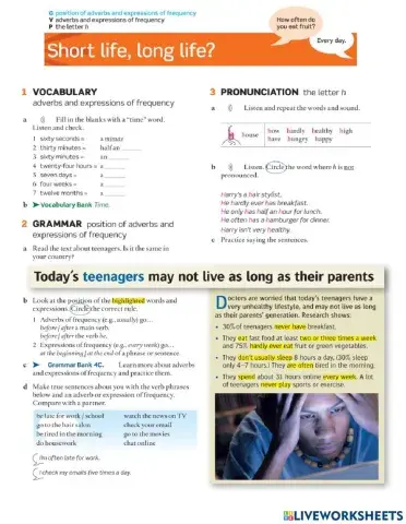 Short life, long life?