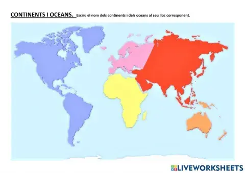 Continents i oceans