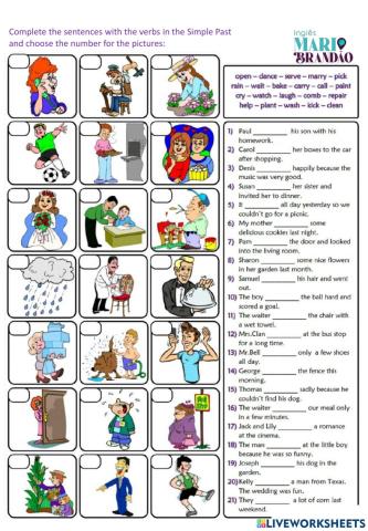 Simple Past Regular Verbs1