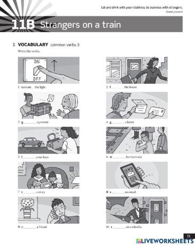 Starter - 11B - Strangers on a train