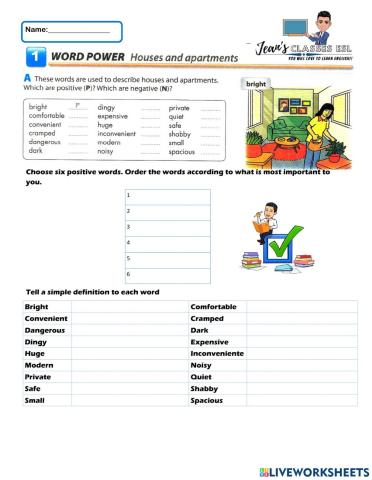 1 word power house and aparmetns