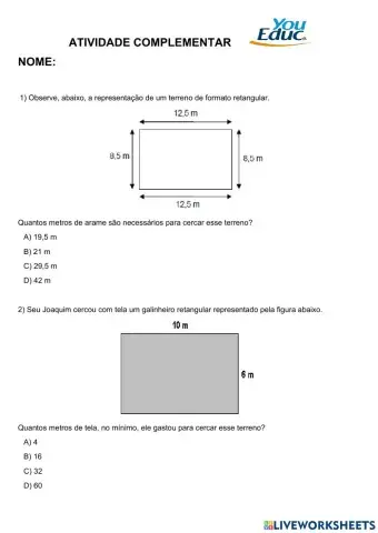 Atividade matematica
