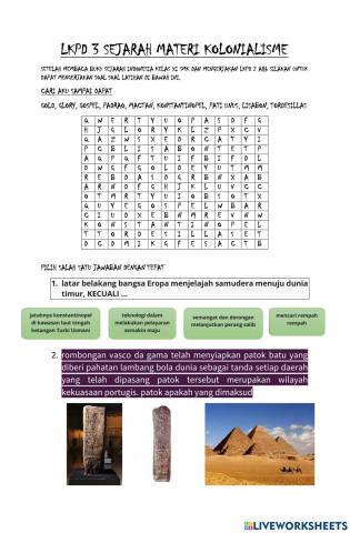 Lkpd sejarah kolonialisme