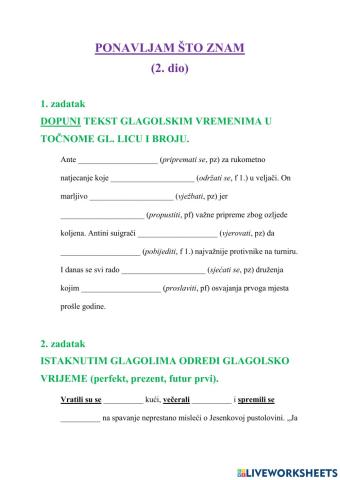 Ponavljam što znam (2) - 6.