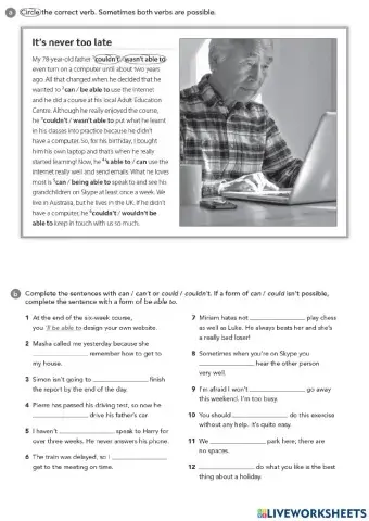 Ability and possibility