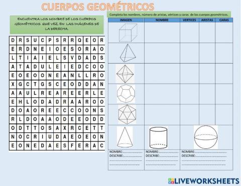Cuerpos geométricos
