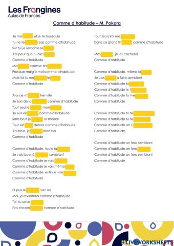 Comme d'habitude - M. Pokora