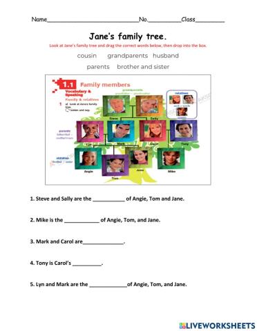 Jane's family tree 2