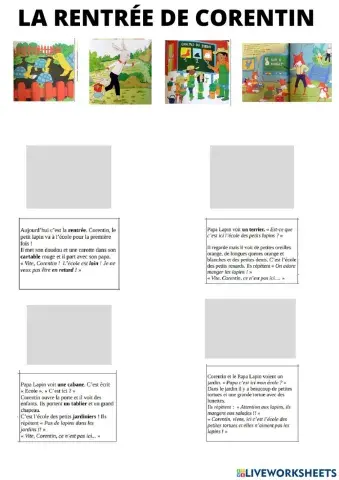 La rentrée de Corentin