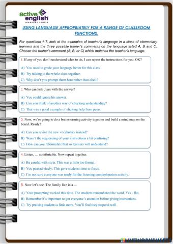 TKT Practice Task 2 Module 3