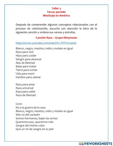 Canción Raza Ekhymosis