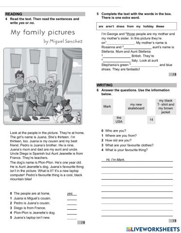 Reading and Writing WWS Skills U1-2