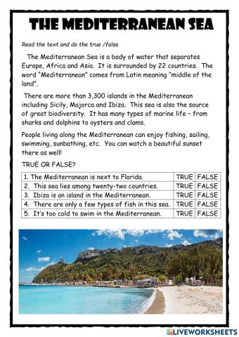 The Mediterranean Sea