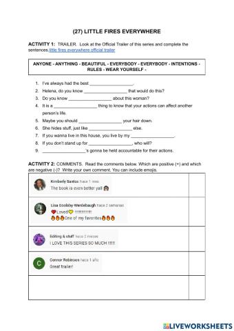 Little fires everywhere