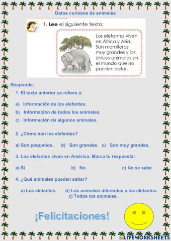 Datos curiosos de animales