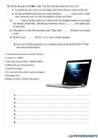 Inside PC worksheet 3
