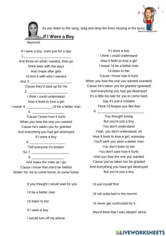 Second Conditional music activity