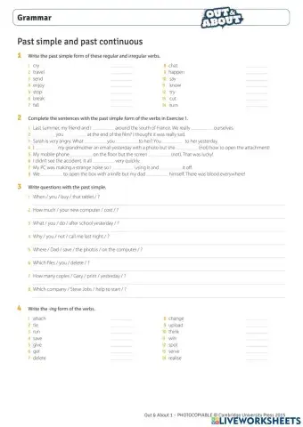 Past Simple and Past Continuous
