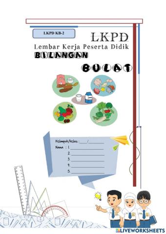 LKPD Bilangan Bilangan Bulat (AKG)