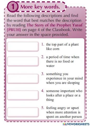 Activity 1, SB p.5 and CB p.4