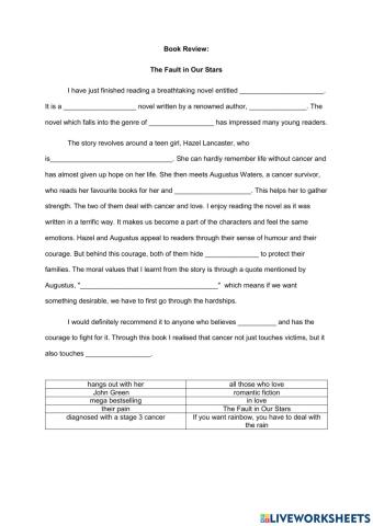 BOOK REVIEW SPM ESSAY