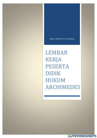Hukum Archimedes
