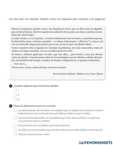 Evaluación final tercero-Evaluación Inicial cuarto Lengua