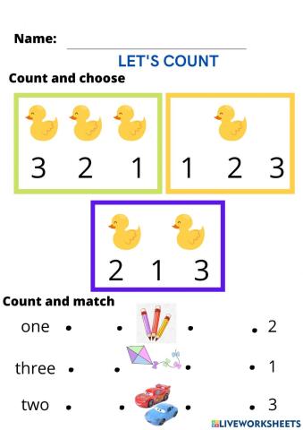 Count 1-3