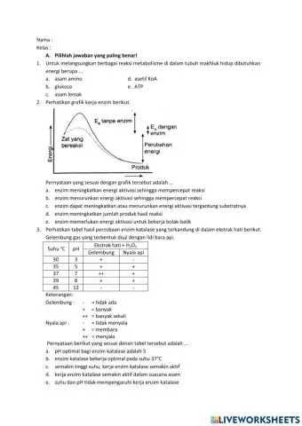 Penilaian harian bab 2
