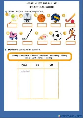 Sports - Likes and Dislikes