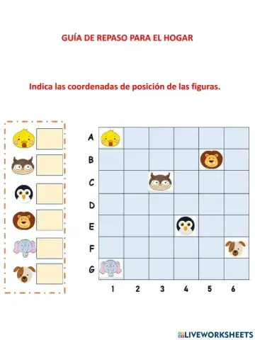 Repaso para casa PLANOS Y MAPAS