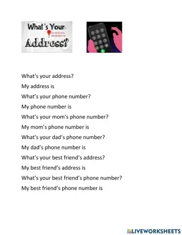 What's your phone number?