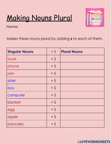 Forming Plural